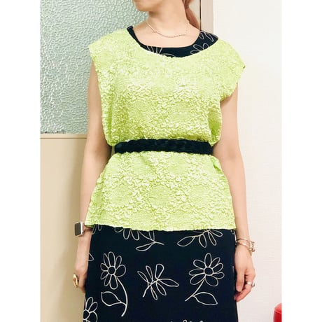 Green crinkle crush 2PC【00672】