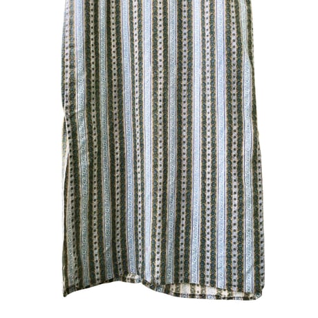 70s Paisley print maxi dress【01417】