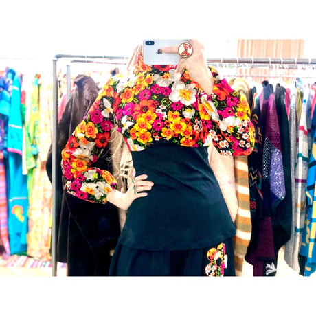 Vintage floral 2pc【00832】