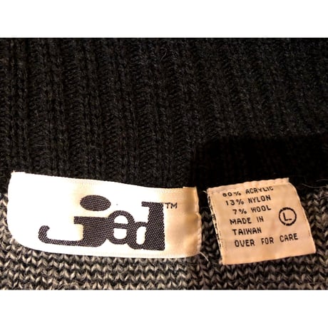 80s oversized knit cardigan【00089】