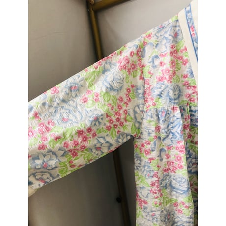 Vintage floral house dress【01000】