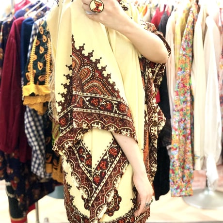 Vintage african tunic【01089】