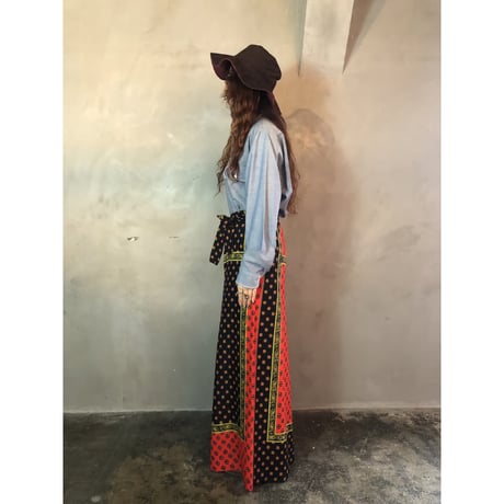 60-70s Wide pants【01285】