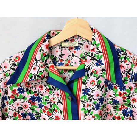 Made in France floral printed blouse【00605】
