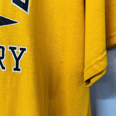 Vintage yellow X-COUNTRY tee【01193】