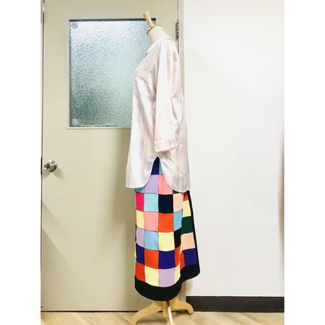 Vintage babypink pajama shirt【00849】
