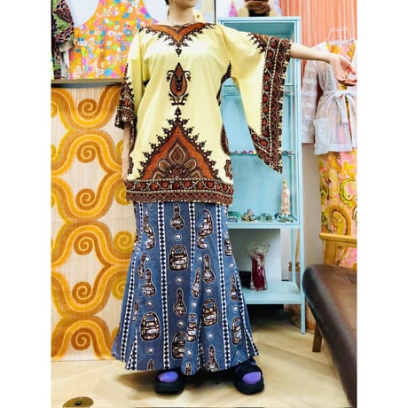 Vintage african tunic【01089】