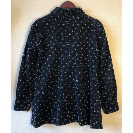 60s Flower pattern corduroy jacket【00499】