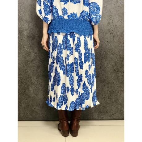 SUSAN FREIS Blue × White 2PC【01387】
