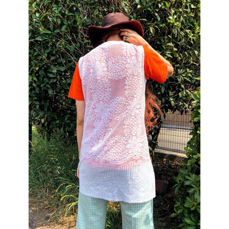 60s Lace gilet【00305】