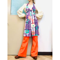 60s Halter mini dress【00969】