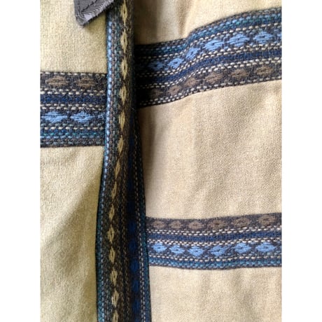 70s Mr. Hank Brown wool mix skirt【01415】