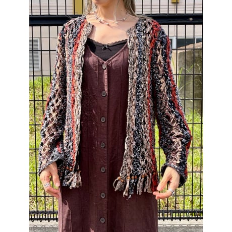 Vintage Sandy Starkman fringe jacket【01484】