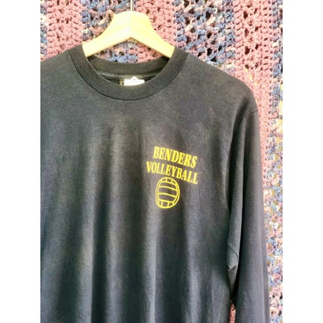Navy long sleeve tee【01363】