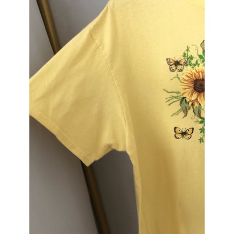 Sunflower & Butterfly tee【00709】