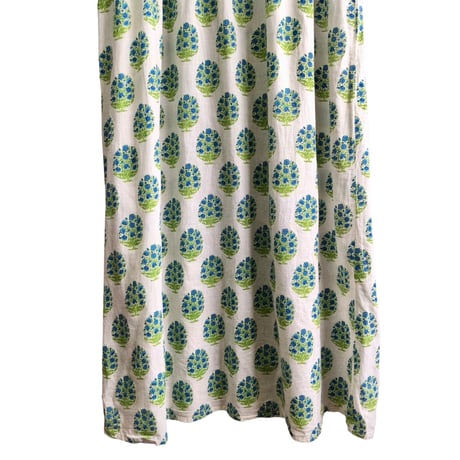 Indian cotton maxi dress【01447】