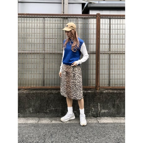 Blue sweat vest【01378】