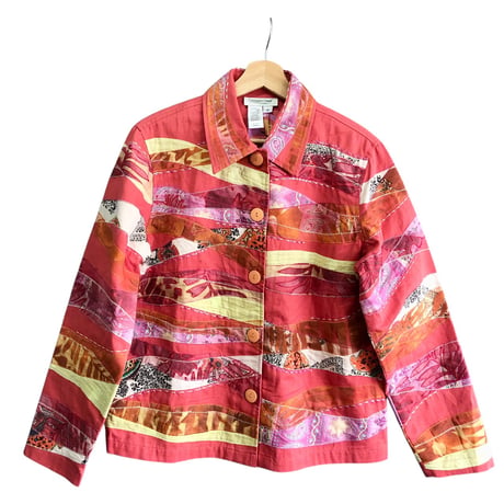 Coldwater Creek Patchwork jacket【01419】