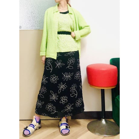 Green crinkle crush 2PC【00672】