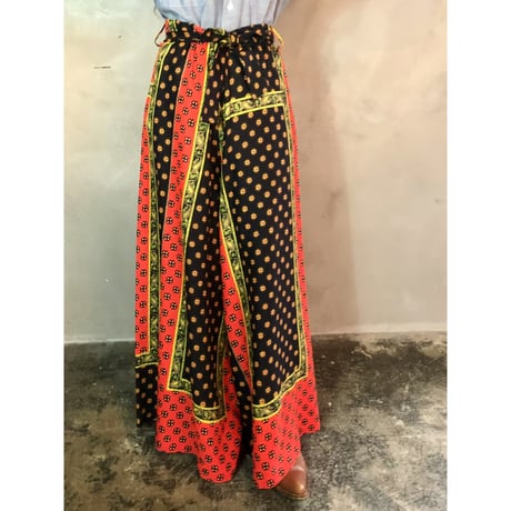 60-70s Wide pants【01285】
