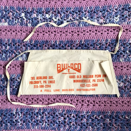 Vintage Iowa Carpenter Apron ／ A【01432】