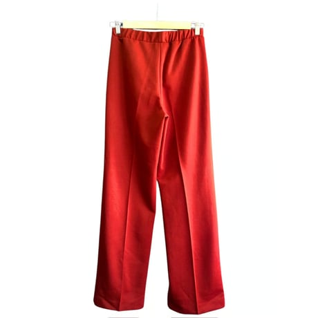 70s Rust-Red pants【01418】