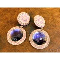 Purple bijou pierce【00355】
