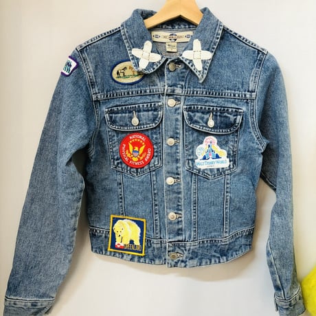 90s Parches denim jacket【01120】