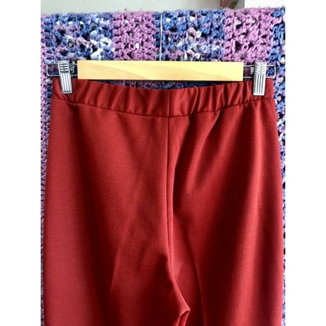 70s Rust-Red pants【01418】