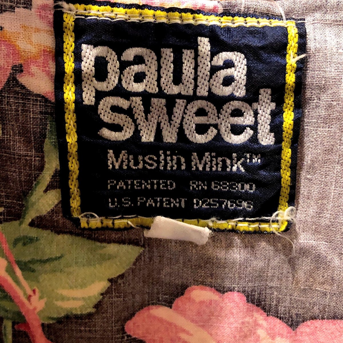 Paula Sweet black × floral fringe pullover【0022 Paula Sweet black × floral fringe pullover【0022