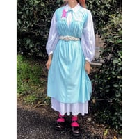 60s Pastel blue nightgown set【00122】