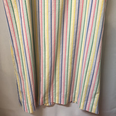 Vintage stripe maxi dress【01230】