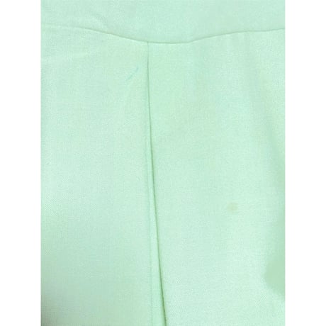 80s Lime green sailor collar dress【00312】