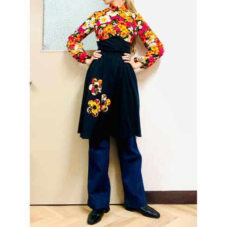 Vintage floral 2pc【00832】