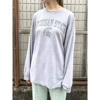 Vintage MICHIGAN STATE long sleeve tee【01470】