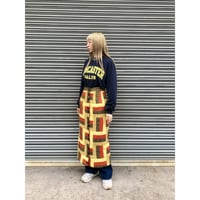 70s Patchwork maxi skirt【01304】