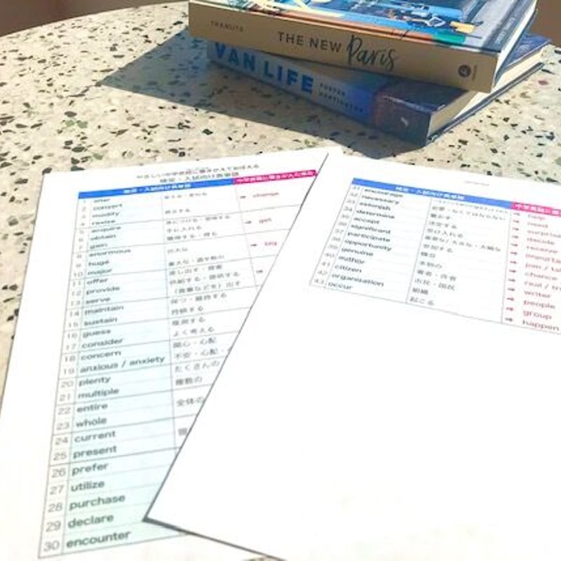 0円無料ダウンロード教材】やさしい中学英語に置きかえておぼえる