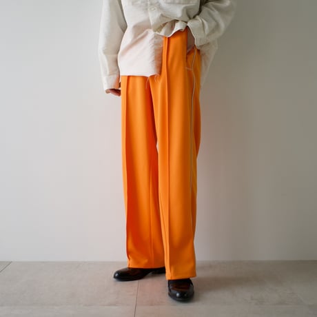 side piping track pants(orange)