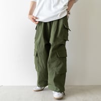 eight pocket military pants 【khaki】