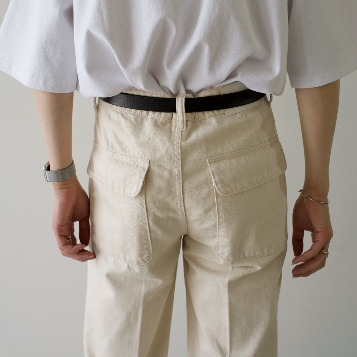 precme. flare slacks(off white) - パンツ