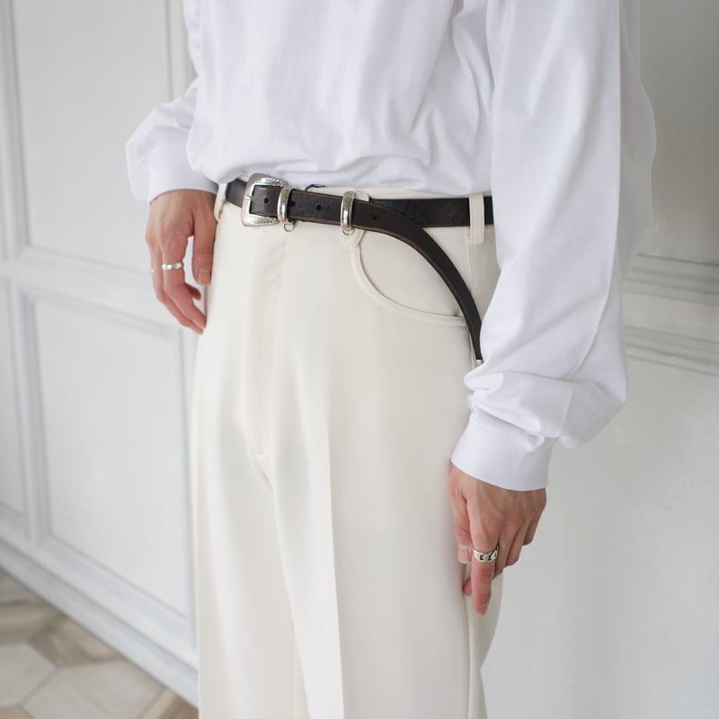 flare slacks(off white) | precme