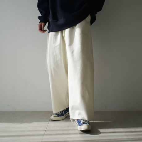 cotton buggy pants 【off-white】