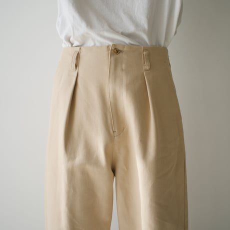 cotton buggy pants 【natural】