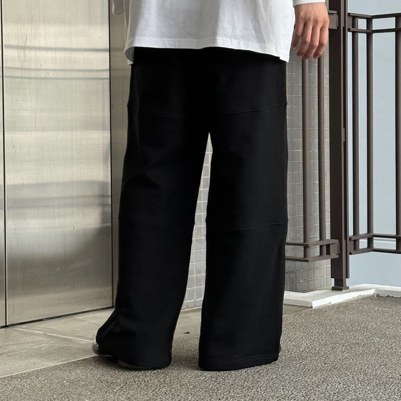 seyto（セイト）の「Blocking cut out wide straight pants  