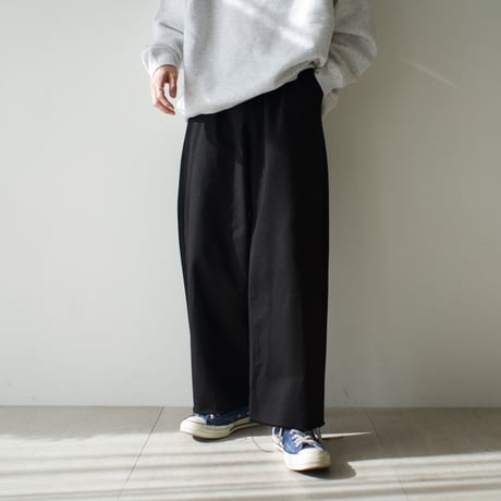 cotton buggy pants 【black】
