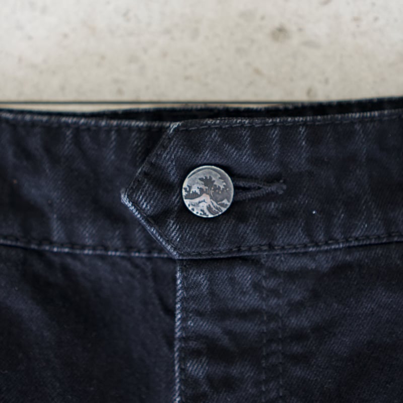 onomichi center crease flare denim【black】 | pre...