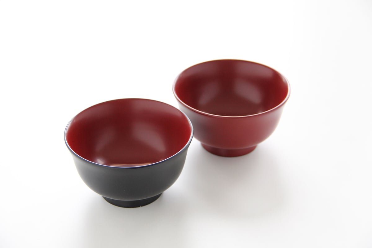 汁椀 黒内朱（1個） | 【会津漆器・会津塗り専門店】会津名匠華蔵