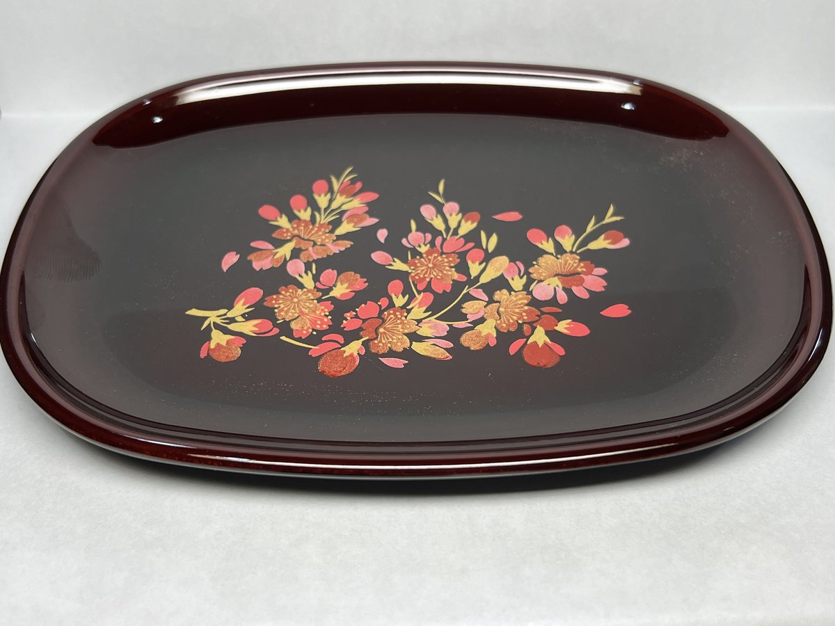 花見皿　桜の漆小皿20枚　漆　桜づくし　銘々皿　蒔絵　桜　骨董　VINTAGE 花見皿 桜の漆小皿20枚 漆 桜づくし 銘々皿 蒔絵 桜 骨董 VINTAGE