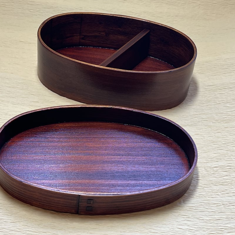 小判型弁当箱 クリア塗装 | 【会津漆器・会津塗り専門店】会津