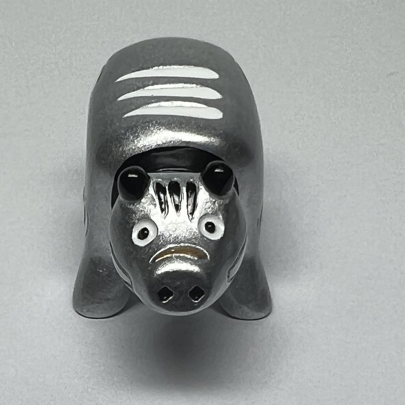 赤べこ 箸置き シルバー色 | 【会津漆器・会津塗り専門店】会津名匠華